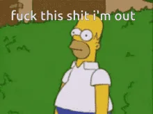 A six-panel sequence shows Homer Simpson progressively disappearing into the ground, starting with his full body visible and…