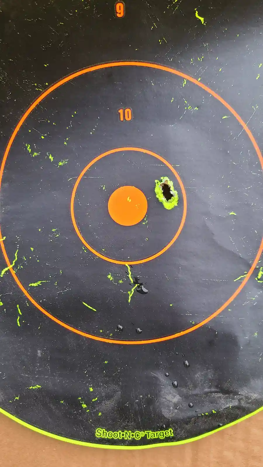 Precision shooting: .308 caliber, 3 shots at 100 yards