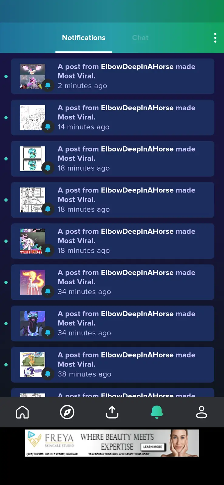 When the front page is filled with questionable content