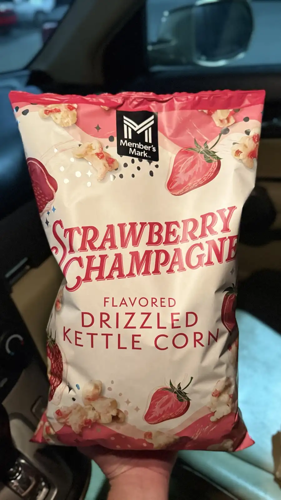 Wild Flavor Explosion: Strawberry Champagne Drizzled Kettle Corn