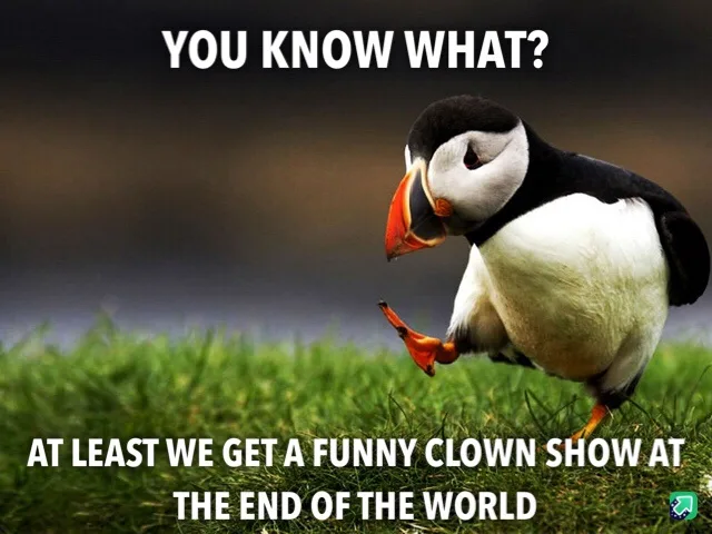 At This Point, How Can You Not Laugh at Everything?