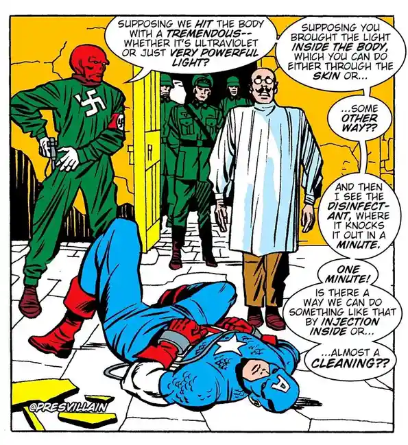 Imagine Trump as a Comic Book Character