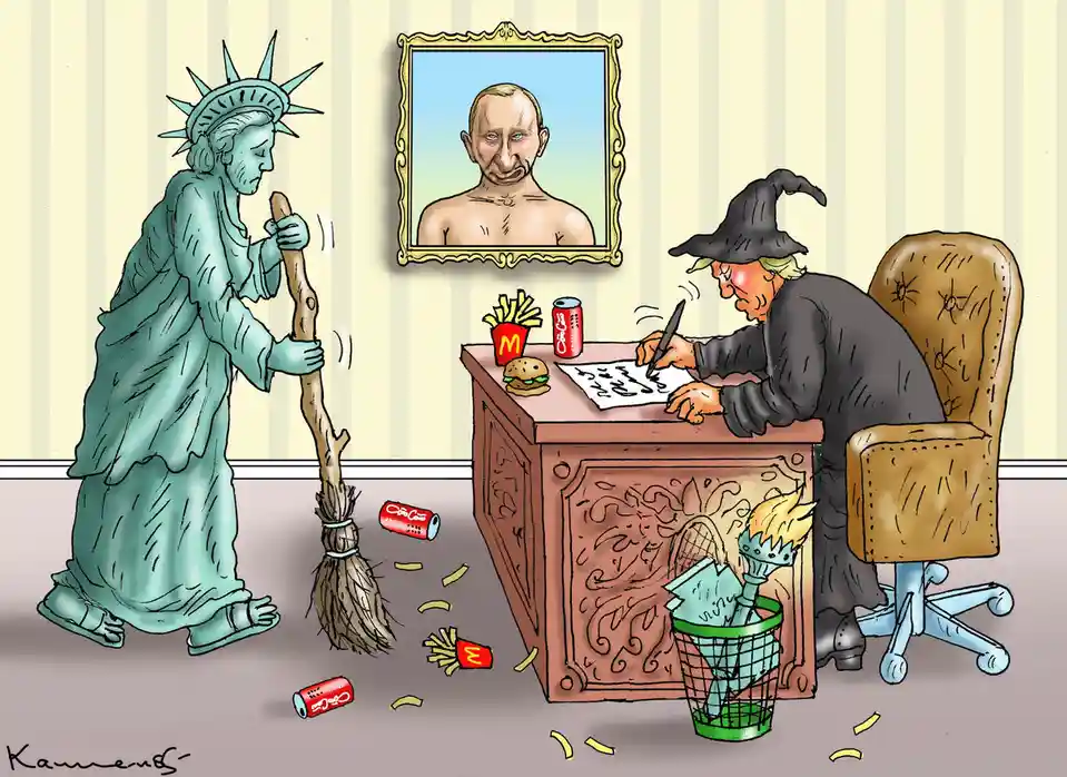 Putin's Caricature: A Satirical Take
