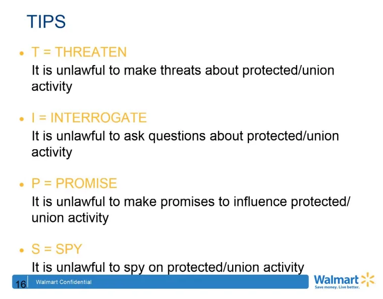 Inside the Controversial Walmart Anti-Union Training Policy