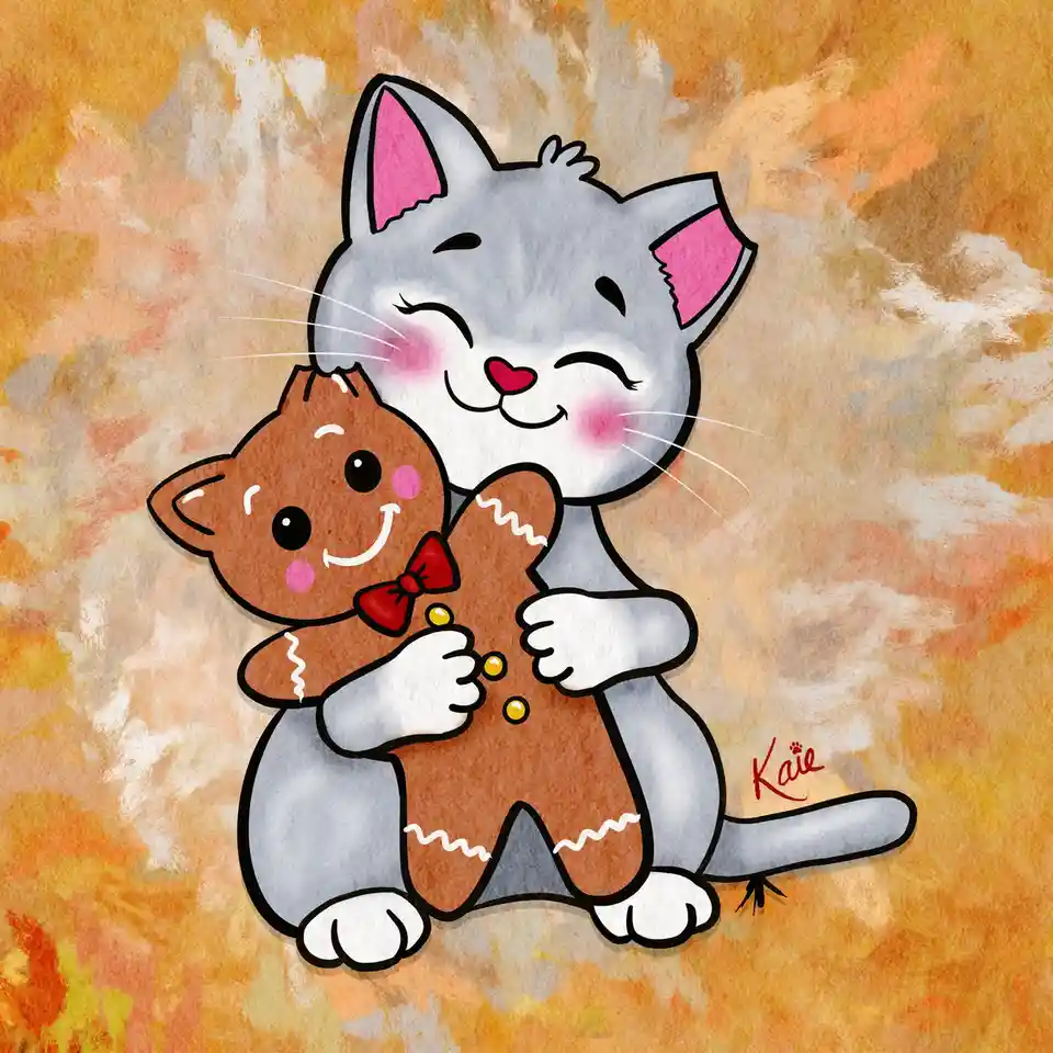 Baloo's Catmas Countdown: Today's Artistic Creation