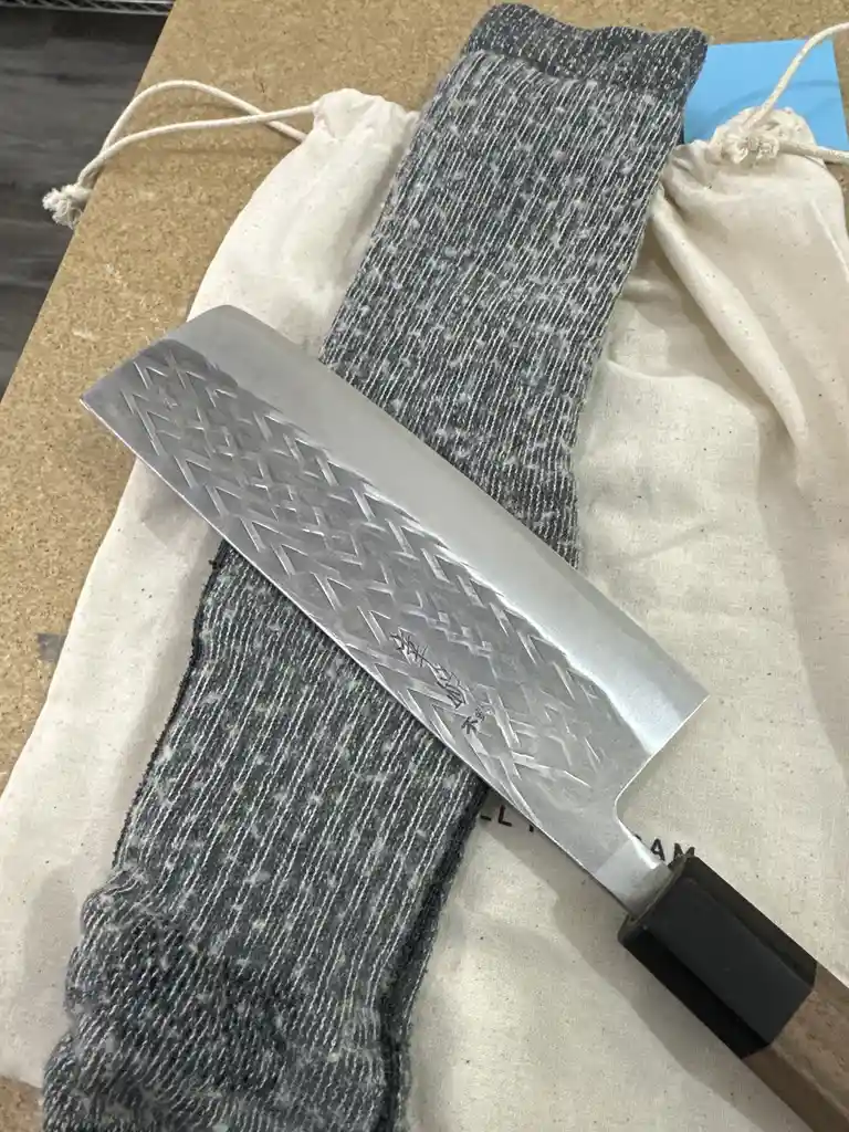Pro tip: Never wrap your knives in socks!